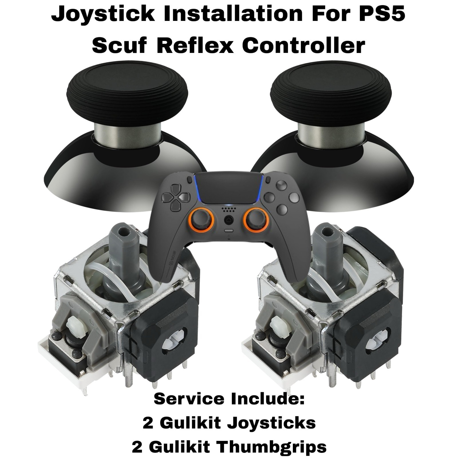 PS5 Controller Stick Drift Repair Upgrade Hall-Effect/ TMR Mail-In ...