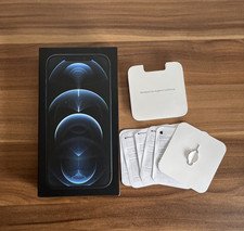 Genuine Apple iPhone 12 Pro Max Packaging Empty Box Cardboard Pacifi Blue 128GB