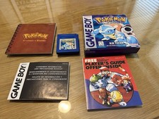 Pokemon Blue Version Nintendo Game Boy 1998 Box Manual Inserts Authentic Tested