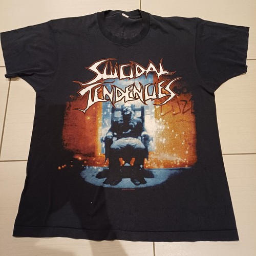 SUICIDAL TENDENCIES - You Can´t Bring Me Down - Tour - Shirt von 1990 - Original - Foto 1 di 11