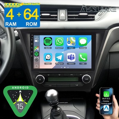 Carplay Autoradio Für Toyota Avensis T27 2015-2018 GPS Android 14 WIFI  NAVI RDS
