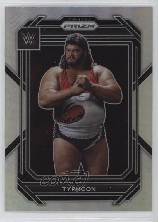 2023 Panini Prizm WWE Silver Prizm Typhoon #152 0us8