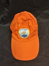Vintage Disney Donald Duck Hat Cap Patch Orange Great Condition