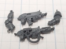 40k Chaos Space Marine Bits Red Corsair Raiders Gunner Meltagun w Bolter 84