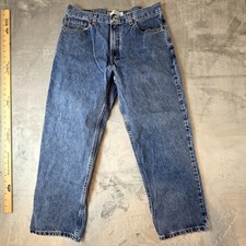 Levi's 550 Jeans Mens 36x29 Blue Excellent Relaxed Fit Denim Tapered Leg Vintage