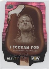 2022 Upper Deck Allure AEW I Scream For Pink /100 Hangman Adam Page #ISF-16 13li