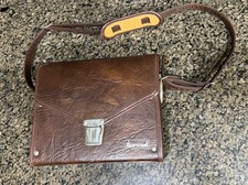 Vintage Marsand Camera Carrying Case with Shoulder Strap, Brown