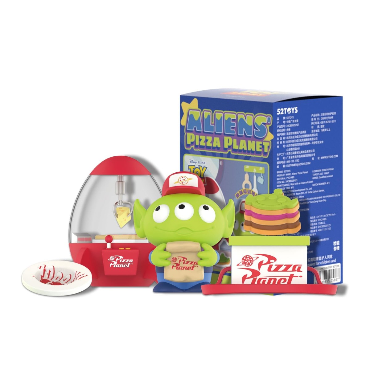 52Toys Blindbox X Toy Story Aliens' Pizza Planet Series Miniature