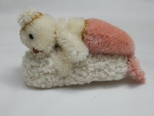 World of Miniature Bears By Theresa yang 4" Mohair Shrimp Roll 1143 CLOSING