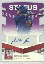 2015 Panini Elite Signatures Status Purple Die-Cut 20/99 Ryan Rua #20 Auto 1l5
