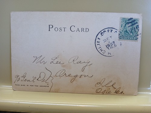 Lake Shore & Michigen Southern Railway 1907 Postage Postcard - Picture 2 of 2