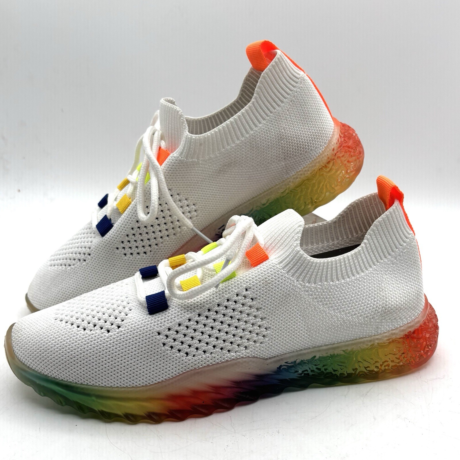 SAOLA Calzino in maglia LaSheelah colore suola arcobaleno comodo moda W taglia 10