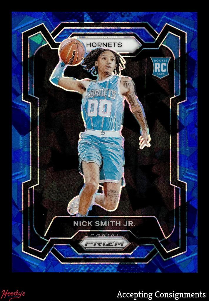 2023-24 Panini Prizm Blue Ice #135 Nick Smith Jr. RC ROOKIE 106/125 HORNETS