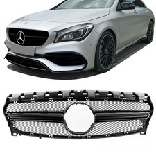 Sport K&uuml;hlergrill Schwarz Glanz passt f&uuml;r Mercedes C117 W117 CLA Mopf + 45 AMG