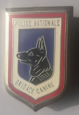 Police nationale, insigne des brigades canines...
