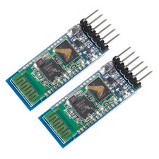 2PCS HC-05 Bluetooth Module, RF Wireless Transceiver, Master Slave Serial