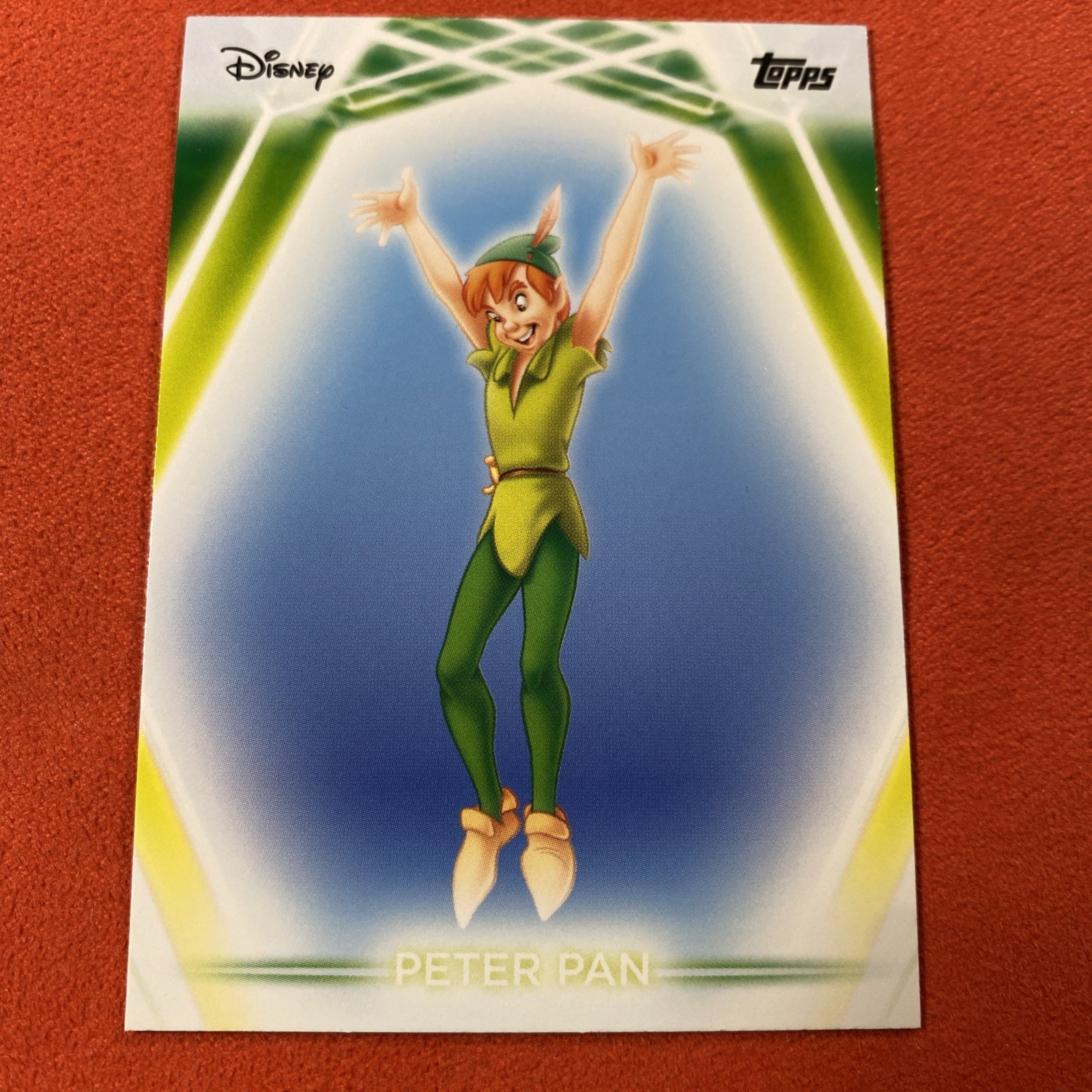 2026 Topps Disney Neon #8 Peter Pan (Peter Pan)