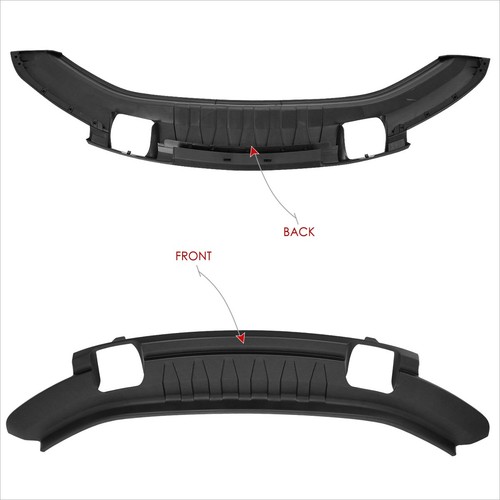 Matte Black Front Lower Bumper Valance w/Tow Hook Hole for 09-14 Ford F150 4WD - Picture 4 of 7