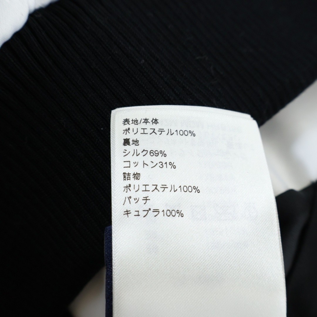 Louis Vuitton 24AW LV Patch Logo Bicolor Satin Quilted Snap Button Bomber Used e thumbnail 7