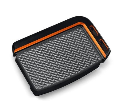 Harley-Davidson Große Adversary Bremspedalauflage, Schwarz/Orange, 50600511