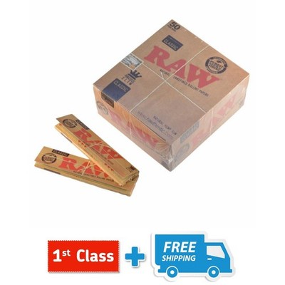RAW Rolling Papers King Size Slim Classic Natural Unraffinierte Skins 110mm