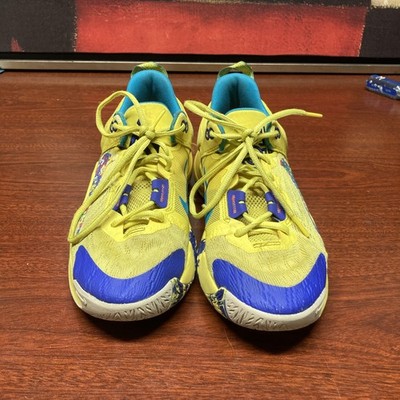 Size 6.5 GS Nike Giannis Immortality 2 Low Yellow Strike Multicolor good cond