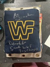 Demolition Ax & Demolition Smash W/Proof 80s Signed WWF Turnbuckle Autographed