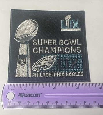 Philadelphia Eagles Super Bowl Champions Patch LIX EAGLES SUPER BOWL CHAMPS L34