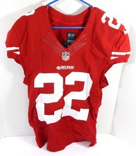 2013 San Francisco 49ers Carlos Rogers #22 Game Issued Red Jersey 40 80
