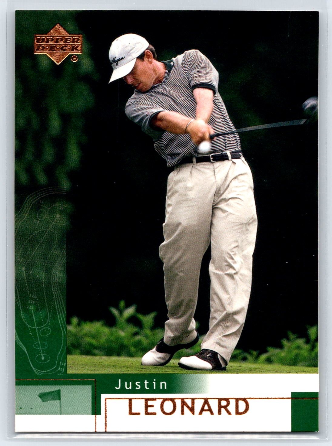 2002 Upper Deck Justin Leonard #9