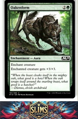 Magic the Gathering MTG Core Set 2019 Oakenform #191 Buy 2 Get 1