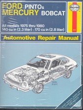 Haynes Ford Pinto Mercury Bobcat 1975-1980 Automotive Repair Manual Mn2477
