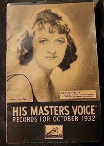 His Masters Voice 1932 October Catalog UK