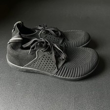 WHITIN W85 Mens Barefoot Minimalist Knit Running Shoes Black Size 41 US 8