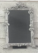 Fetco International Pewter Floral Vintage Photo Picture Frame