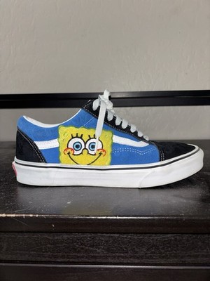 Vans Old Skool x SpongeBob  Smile Patch    Men s 7.5   Lightly Worn, Clean