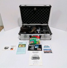 HUGE Konica FS-1 Camera and Accessories Lot With Custom Case