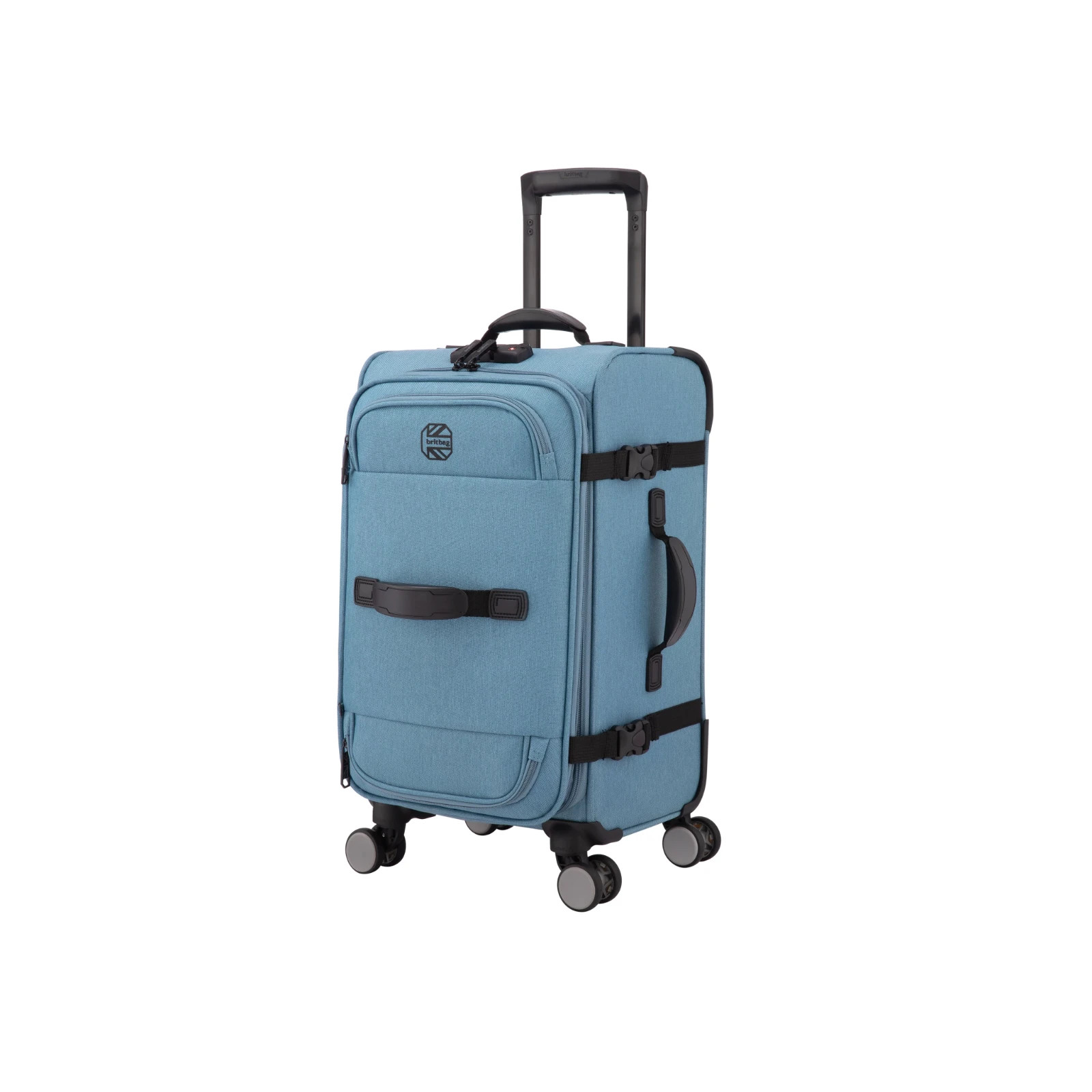 BRITBAG Orkney Trunk 55.8cm 8 Wheel Small Expandable Suitcase by it Luggage TSA
