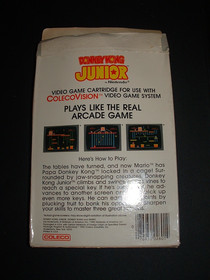 Donkey Kong Junior JR Colecovision Complete In Box CIB EX