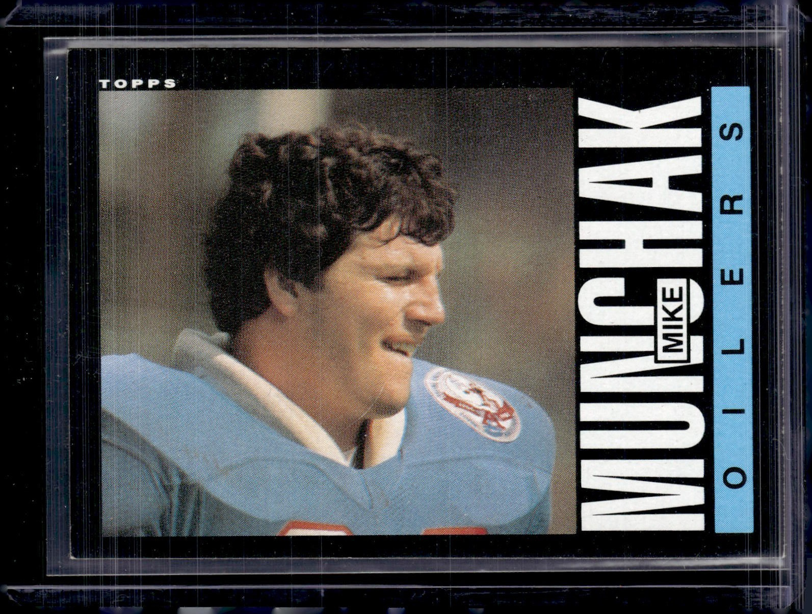 1985 Topps #253 Mike Munchak Rookie RC Houston Oilers (HOF) EX-MINT