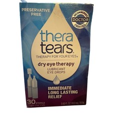 Theratears Eye Drops for Dry Eyes, Therapy Lubricant 15 Ml, 0.60 Fl Oz 8/26