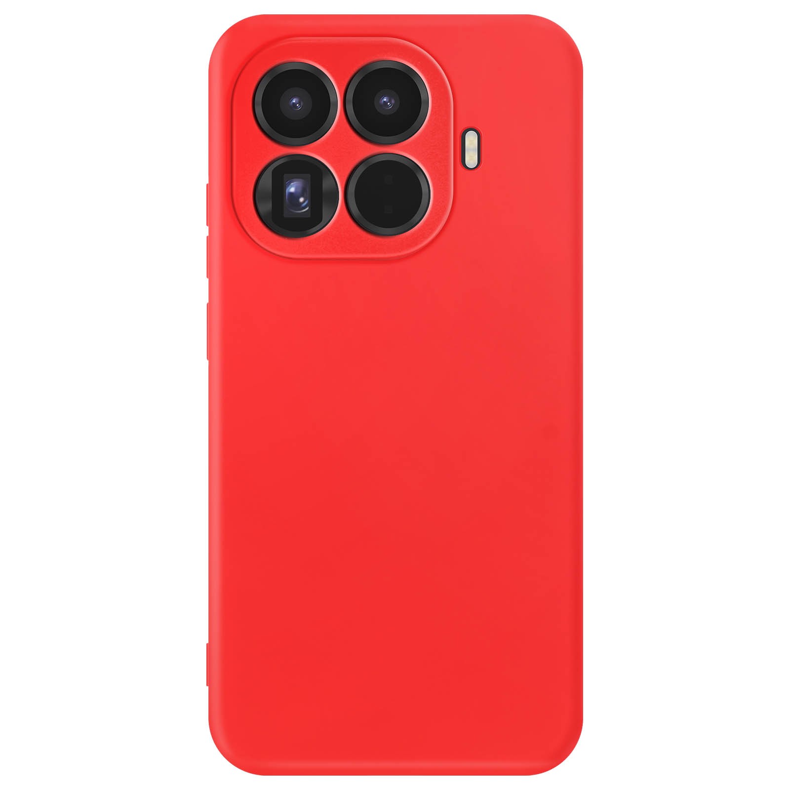 Coque Xiaomi 15T Pro en silicone rouge Avizar douce au toucher