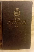 1960 HB RAC Royal Automobile Club Guide & Handbook