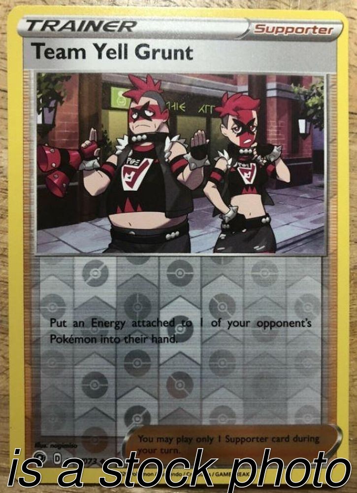 Team Yell Grunt 67/73 Champion's Path Reverse Holofoil Pokemon (LP-NM)