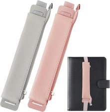 Elastic Pen Holder for Notebook, 2 Pcs Notebook Pen Holder Adjustable Pen Sle...