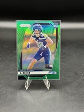 AJ Barner Rookie - 2024 Panini Prizm #304 Green (RC)