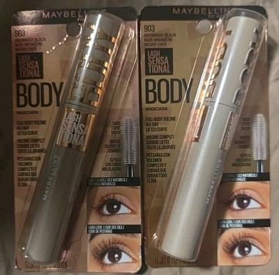 Maybelline New York 903 Brownish Black Lash Sensational Mascara Full-Body Volume