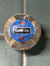 Vintage Golf Ball Spalding Silver King Wrapped Ball C1970s 1.68 Size Dimpled