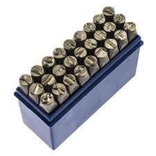 Schlagstempel Satz Schlagbuchstaben Set 8 mm Einschlagbuchstaben Punziereisen