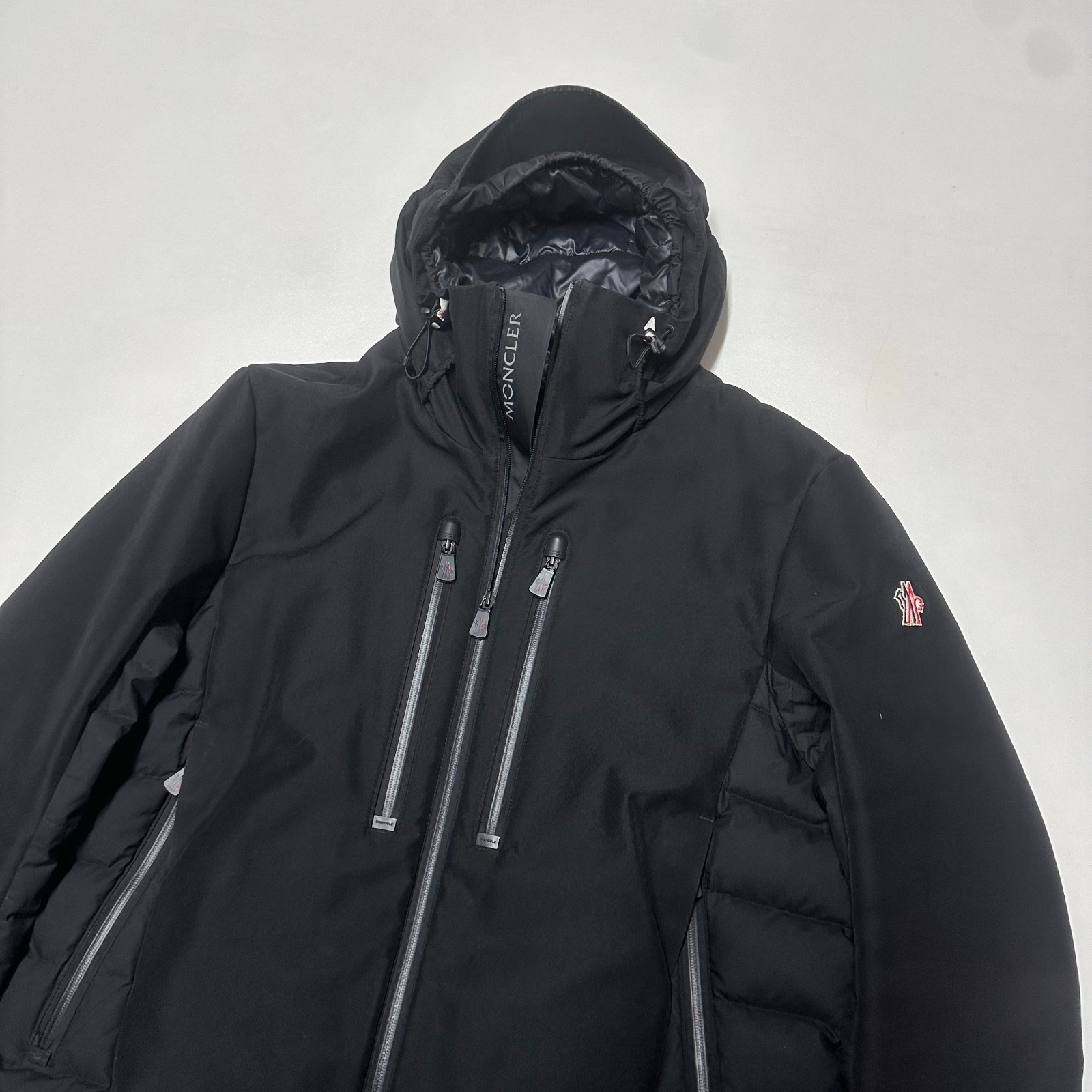 MONCLER BESANS GRENOBLE SIZE 6 3XL XXXL MENS JACKET PUFFER BLACK SKI 2XL XXL thumbnail 6